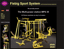 Tablet Screenshot of fiebig-sport.com